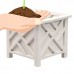 Miles Kimball Chippendale Planter for Potted Plants, White   